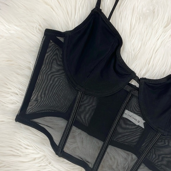 Kat the Label Femme Black Bustier Top - Picture 7 of 16
